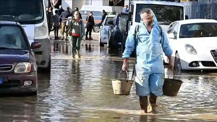 İtalya’da aşırı yağışlar, sel ve taşkınlara neden oldu