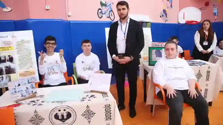 Kastamonu’da özel gereksinimli bireyler için bilim fuarı açıldı