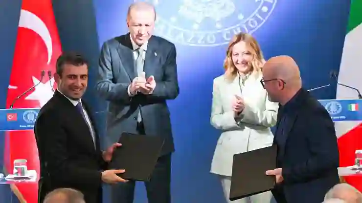 Türkiye ile İtalya arasında 11 anlaşma imzalandı