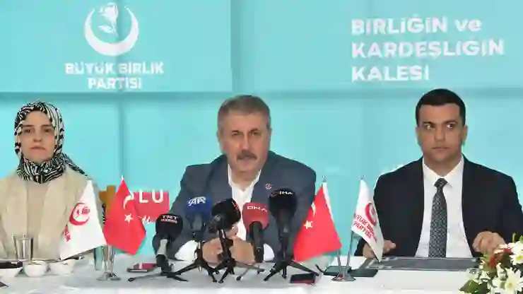 BBP lideri Destici, idam çağrısını yineledi: Askerimizi, polisimizi şehit eden teröristler için idam cezası getirilmeli