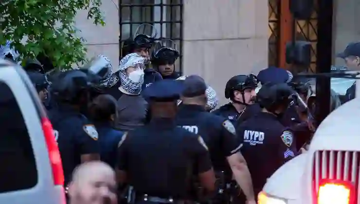 Columbia Üniversitesi’nde Filistin’e destek eylemi: En az 70 gözaltı