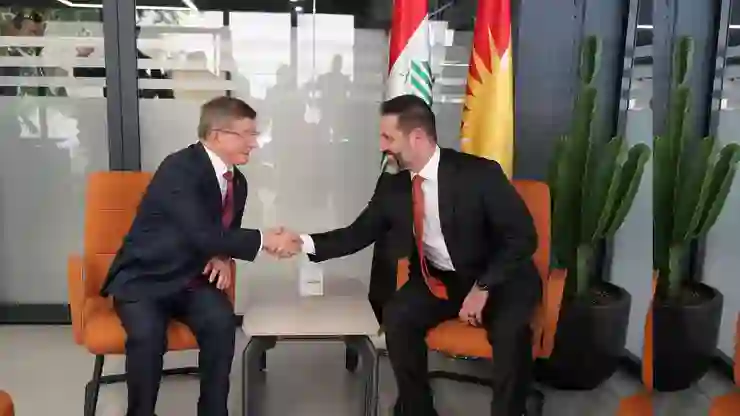 Davutoğlu ile Talabani’nin buluşması: Türkiye-Irak ilişkileri masaya yatırıldı
