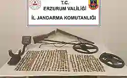 Erzurum’da 615 sikke ele geçirildi