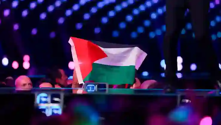 Eurovision yarı finalinde seyirciler Gazze’ye destek verdi