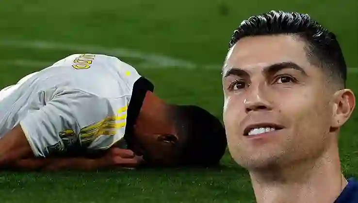 Geceye Cristiano Ronaldo damga vurdu: Penaltı kaçırdı, golünü attı, ağladı, veda etti