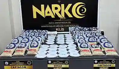 Kilis’te 57 kilo esrar ele geçirildi: 2 şahıs tutuklandı