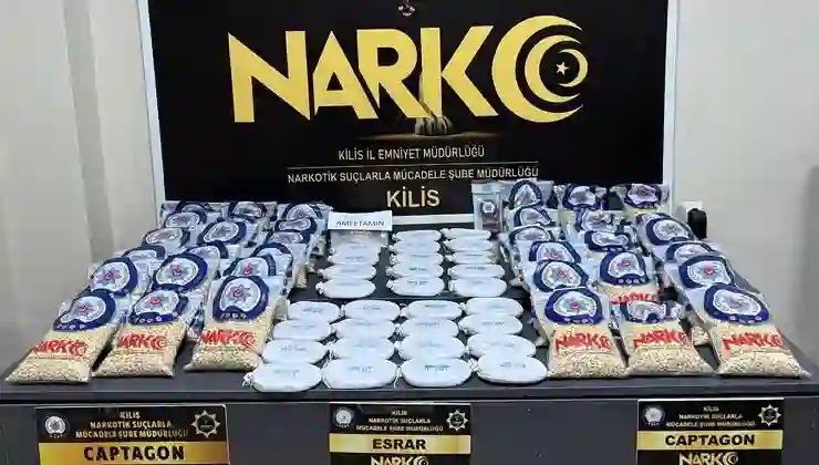 Kilis’te 57 kilo esrar ele geçirildi: 2 şahıs tutuklandı