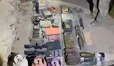 Teröristlerin kullandığı mağara imha edildi