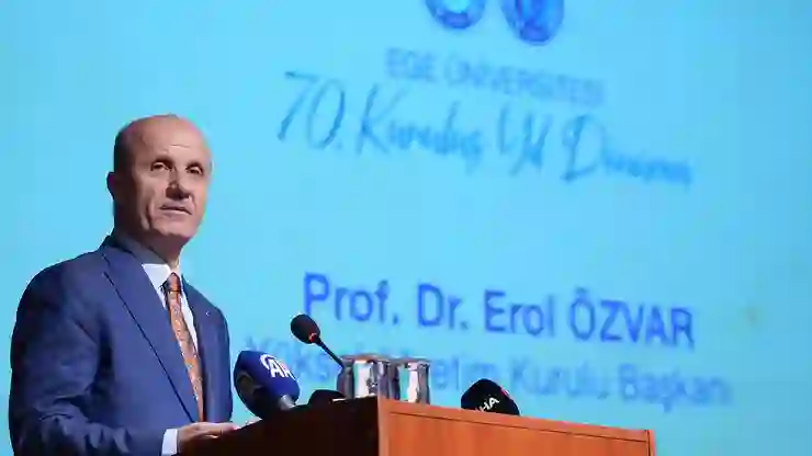 YÖK Başkanı Prof. Dr. Özvar: 2028 yılına kadar 50 üniversitemizin dünyada ilk 1000’e girmesini hedefliyoruz