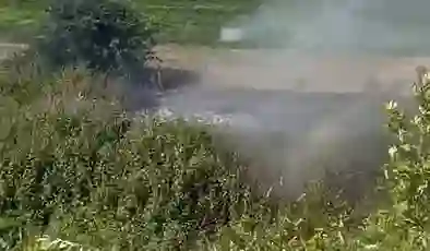 Akyazı’da otluk alanda yangın