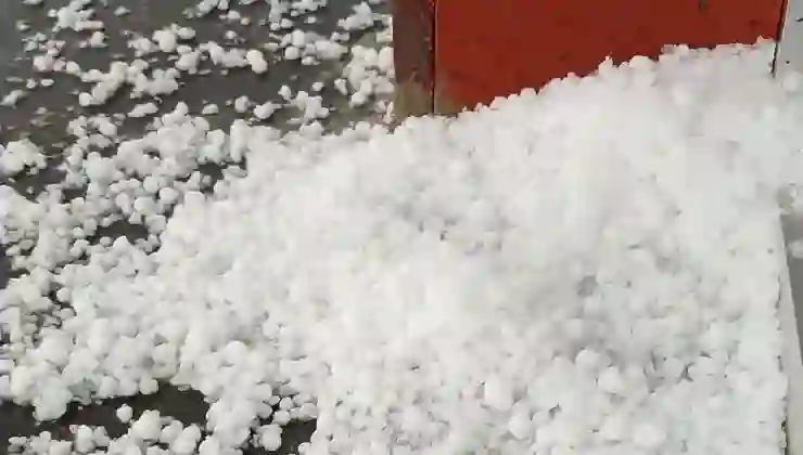 Ardahan’da dolu yağışı