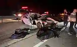 Balıkesir’de feci kaza: 2 ölü, 3 yaralı