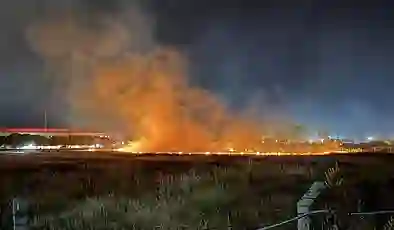 İzmir’de gece yarısı yangın paniği