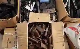 Kaçak silah fabrikası kurup, üretim yaptılar