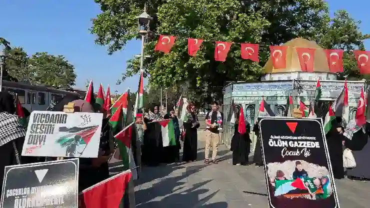 Konya’da “Küresel Gazze Yürüyüşü”ne destek gösterisi yapıldı