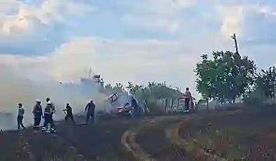 Tarlayı kundakladı, polis 96 saatte yakaladı