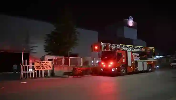 Ankara’da fabrika yangını