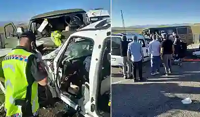 Bayburt’ta hafif ticari araç ile minibüs çarpıştı: 2 ölü, 6 yaralı