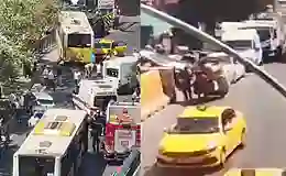 Beyoğlu’nda İETT otobüsü 10 araca çarptı: 6 yaralıdan biri entübe edildi, şoför gözaltında!