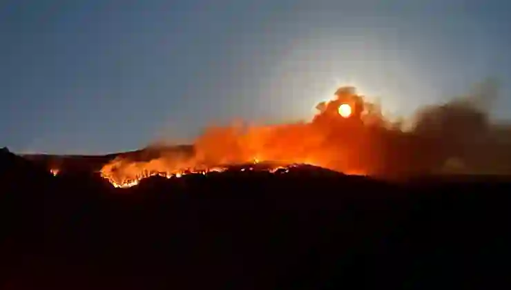 Çankırı’da orman yangını: Ekiplerin müdahalesi sürüyor