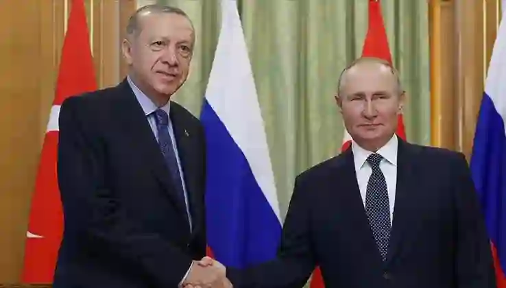 Cumhurbaşkanı Erdoğan, Rusya lideri Putin ile görüştü
