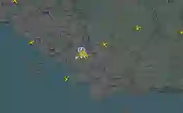 İnişe geçen uçağa lazer tuttular