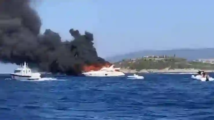 Marmara Adası açıklarında feribotta yangın çıktı: Araçta 200 yolcu 7 mürettebat var!