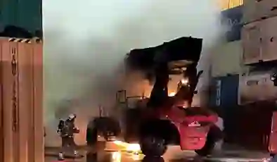 Ambarlı Limanı’nda yangın