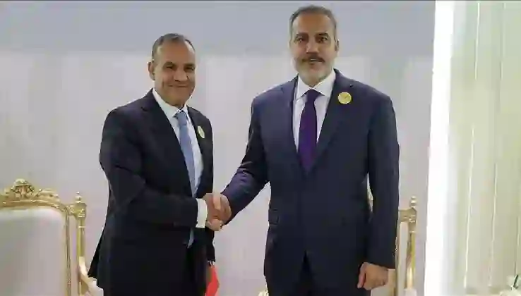 Bakan Fidan, Mısırlı mevkidaşıyla görüştü