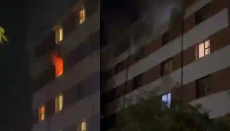 Bursa’da öğrenci yurdunda yangın