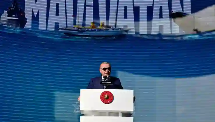 Cumhurbaşkanı Erdoğan TEKNOFEST Mavi Vatan’da: “TCG Anadolu’nun bir büyüğünü yapıyoruz”