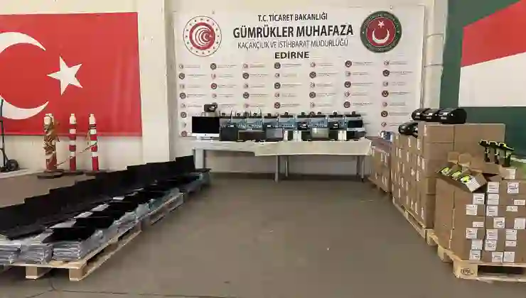 Edirne’de gümrükte kaçakçılık operasyonu: 1 şüpheli tuuklandı