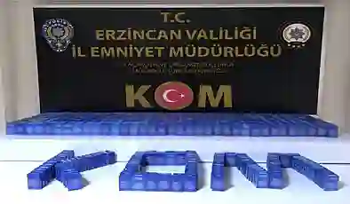 Erzincan’da kaçakçılık operasyonu; 2 gözaltı