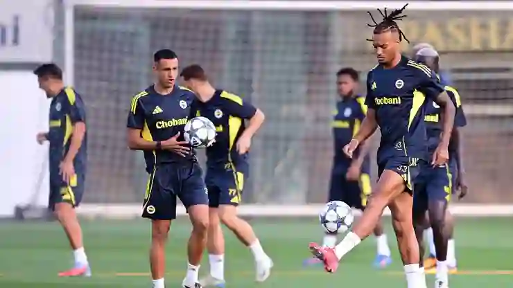 Fenerbahçe, Benfica maçının hazırlıklarına başladı