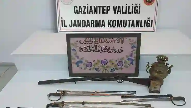 Gaziantep’te tarihi eser operasyonu: 1 gözaltı