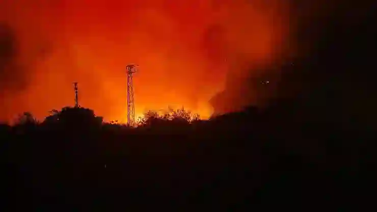 Hatay’da orman yangını devam ediyor