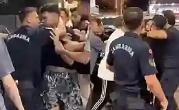 Kimlik kontrolünde jandarmaya saldırı: 8 gözaltı