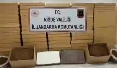 Niğde’de kaçakçılık operasyonu: 50 milyon TL’lik malzeme ele geçirildi