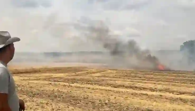 Tekirdağ’da yangın: Yerleşim alanlarını tehdit etti