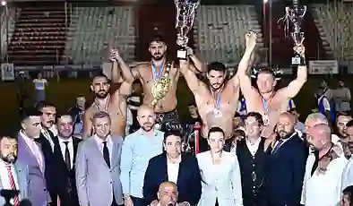 673. Tarihi Elmalı Yağlı Güreşleri ödül töreni yapıldı: Altın kemerin sahibi Enes Doğan!