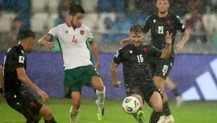 A Milli Takım’ın rakibi Gürcistan, Bulgaristan’ı 3 golle geçti