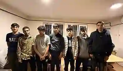 Amasya’da ormanda 8 düzensiz göçmen yakalandı