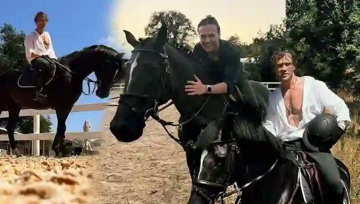 Aras Bulut İynemli’den atıyla yeni pozlar