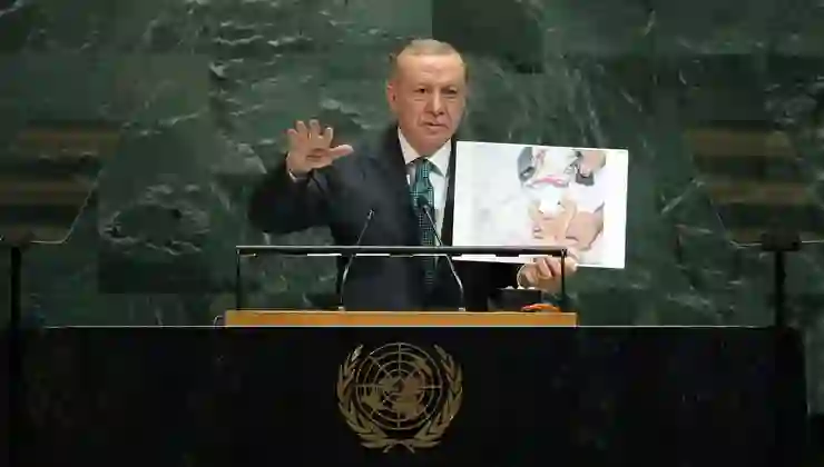 Cumhurbaşkanı Erdoğan BM’ye fotoğraflarla seslendi: İşte o fotoğrafların hikayesi…