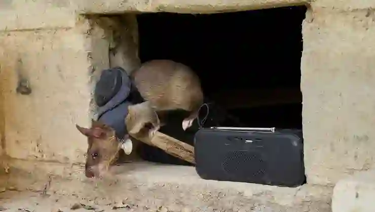 Depremden mayın tarlasına: Kahraman sıçan ordusu hayat kurtarıyor