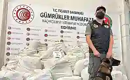 Edirne’de 8 ayda 7 milyar liralık uyuşturucu ve kaçak eşya ele geçirildi