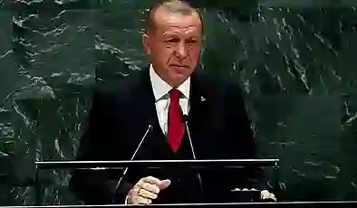 Erdoğan, BM Genel Kurulu’nda “İsrail’in Gazze’den güçlerini çekmesi gerekiyor” dedi, ‘teknik aksaklık’ nedeniyle mikrofonu kesildi