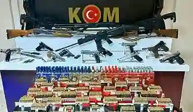 Erzincan’da silah operasyonu: 13 şüpheli yakalandı