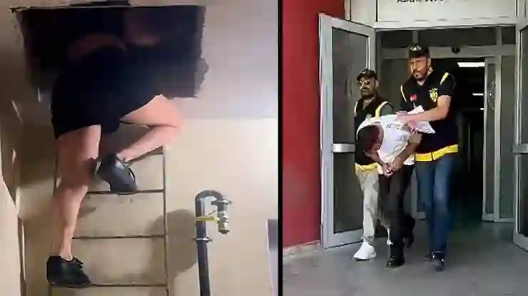 Gizli geçitli masaj salonuna polis baskını!