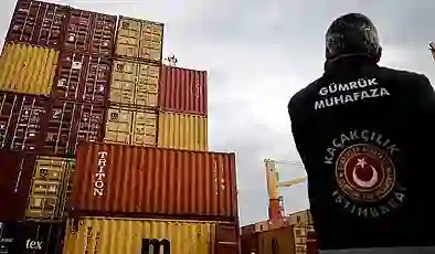 Gümrük Muhafaza ekipleri, 9 ayda 74,8 milyar lira değerinde kaçak eşyayı ele geçirdi